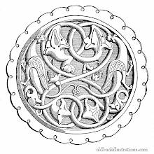 Decoration from the Bible of Souvigny (center)