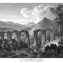 Remains of the aqueduct of Diocletian, which transported water from the Jadro River to Diocletian's palace in Split
